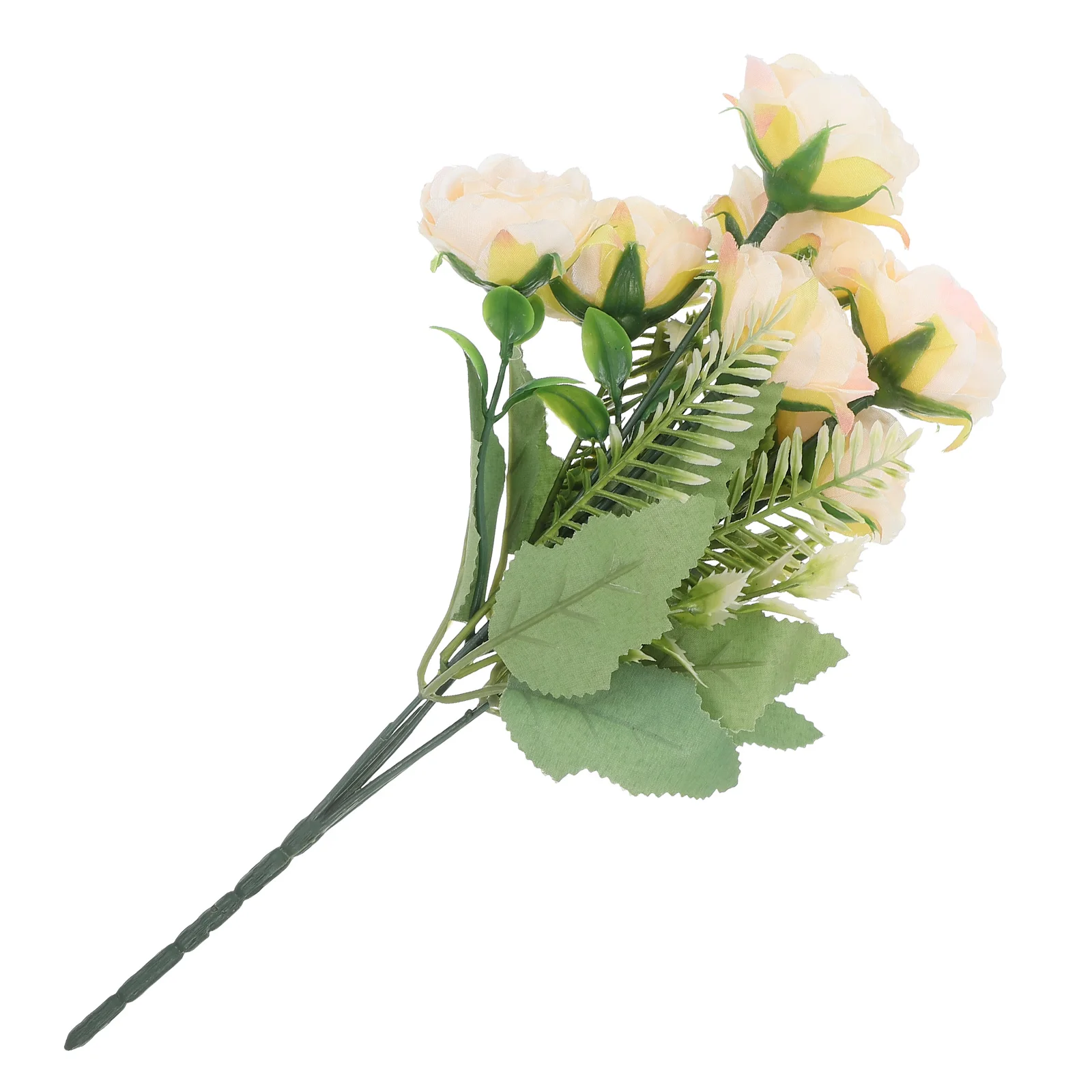 

Artificial Rose Bouquet Flowers Decor Car Simulation Faux for Crafts Decorative Roses Silk Cloth Stems