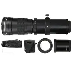 for nikon F Mount Camera Telephoto Lens 420-800mm F8.3‑16 Zoom with 2X Teleconverter