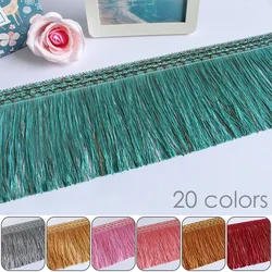 11.7M Braided Webbing Fringed Lace Boho Curtain Trim 16cm Width Polyester Tassel DIY Upholstery Decor European Trim Accessories