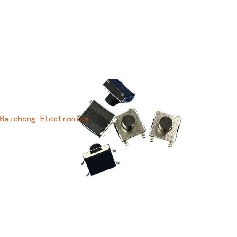 100PCS Surface mount 4-pin 6 * 6 * 5 touch micro button switch button self resetting jog resistant to high temperature