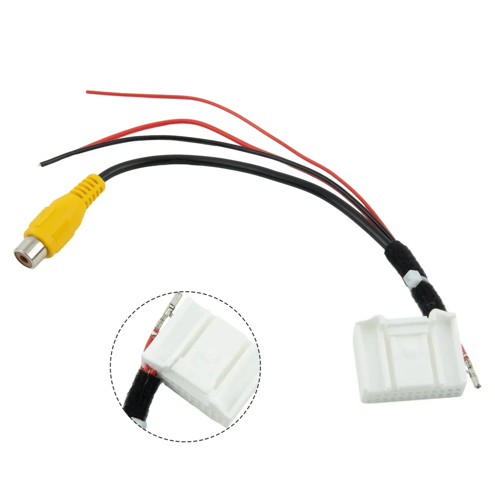24pin Car Reverse Rear View Parking Backup Camera Video Adapter Cable Plug For Toyota For RAV4 For Carola For Highlander
