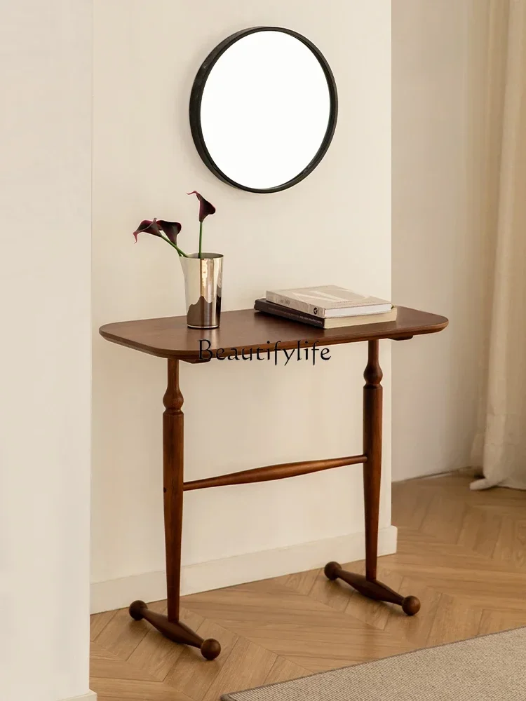 BJ Whole House Furniture Zhonggu Solid Wood Console Tables Living Room Sofa Corridor Balcony Retro Storage Small Table Dressing