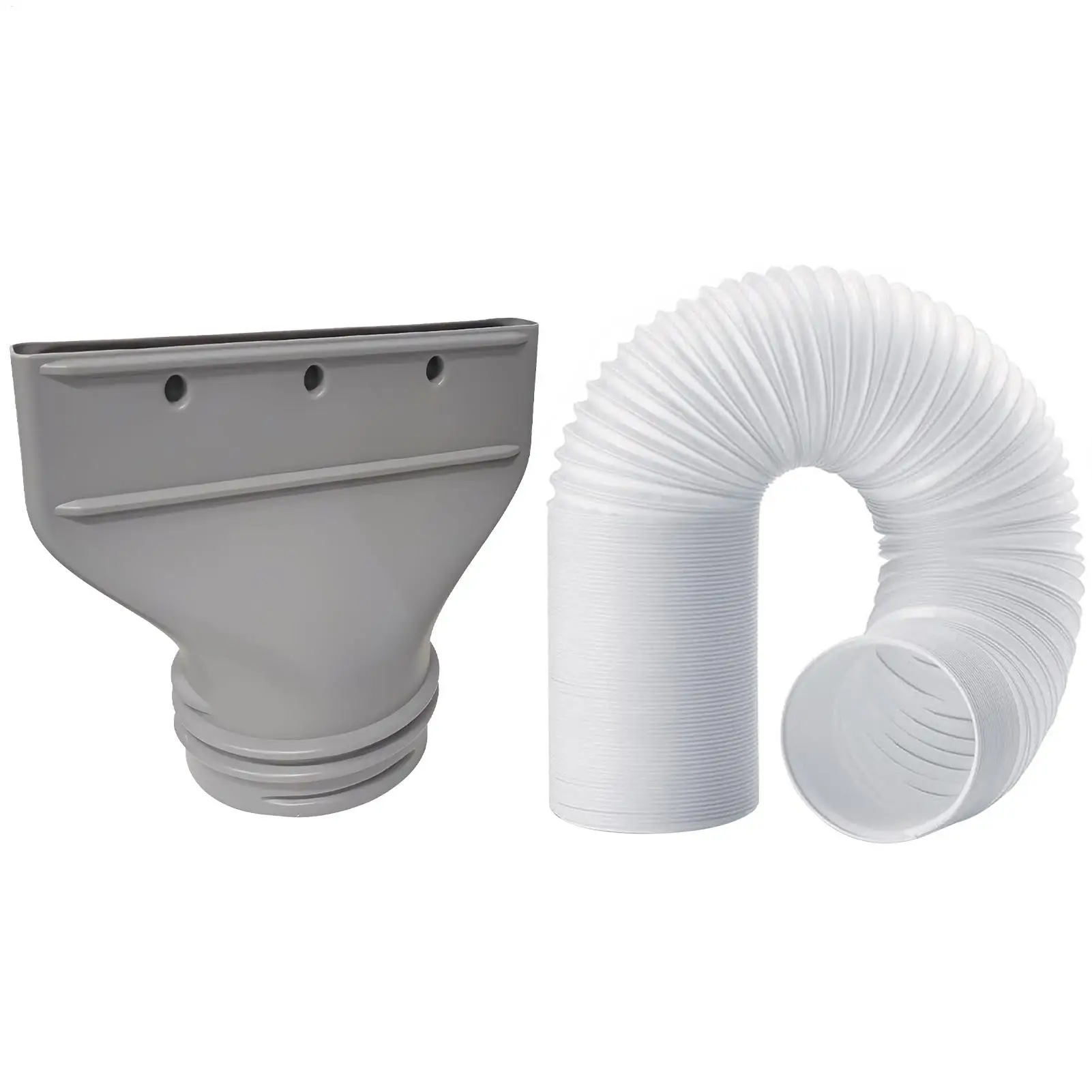Air Conditioner Hose Adapter Portable Ac Exhaust Hose Coupler Fit 5.1in 5.9in Diameter Pipe Joint For Living Room Duct Home