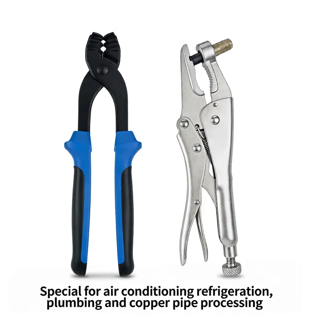 2 Pieces Pipe Bender Tube Pliers And Hvac Pliers Air Conditioning Refrigeration, Water Heating, and Copper Pipe Processing