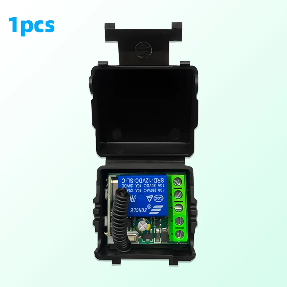 433Mhz Remote Control Wireless Switch DC 12V 1CH RF 10A Relay Receiver and 2CH Transmitter For Door Electromagnetic Lock