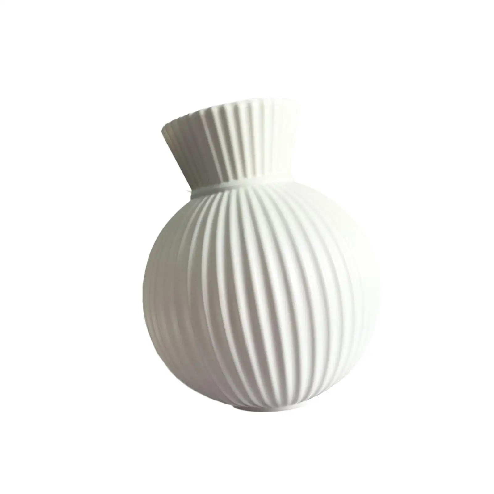 Decorative Plastic Flower Vase Compact Table Centerpiece Modern Aesthetic for Home Decoration Dining Table