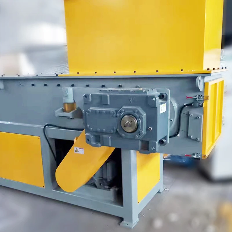 Pipe Scrap Iron Plastic Sheet Garbage Crusher Heavy Duty Single Shaft Shredder