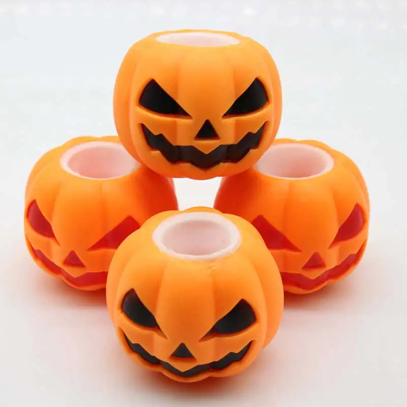 Halloween engraçado brinquedos de descompressão abóbora fantasma squeeze brinquedo adultos fidget anti-stress sensorial alívio do estresse ventilação bola crianças presentes