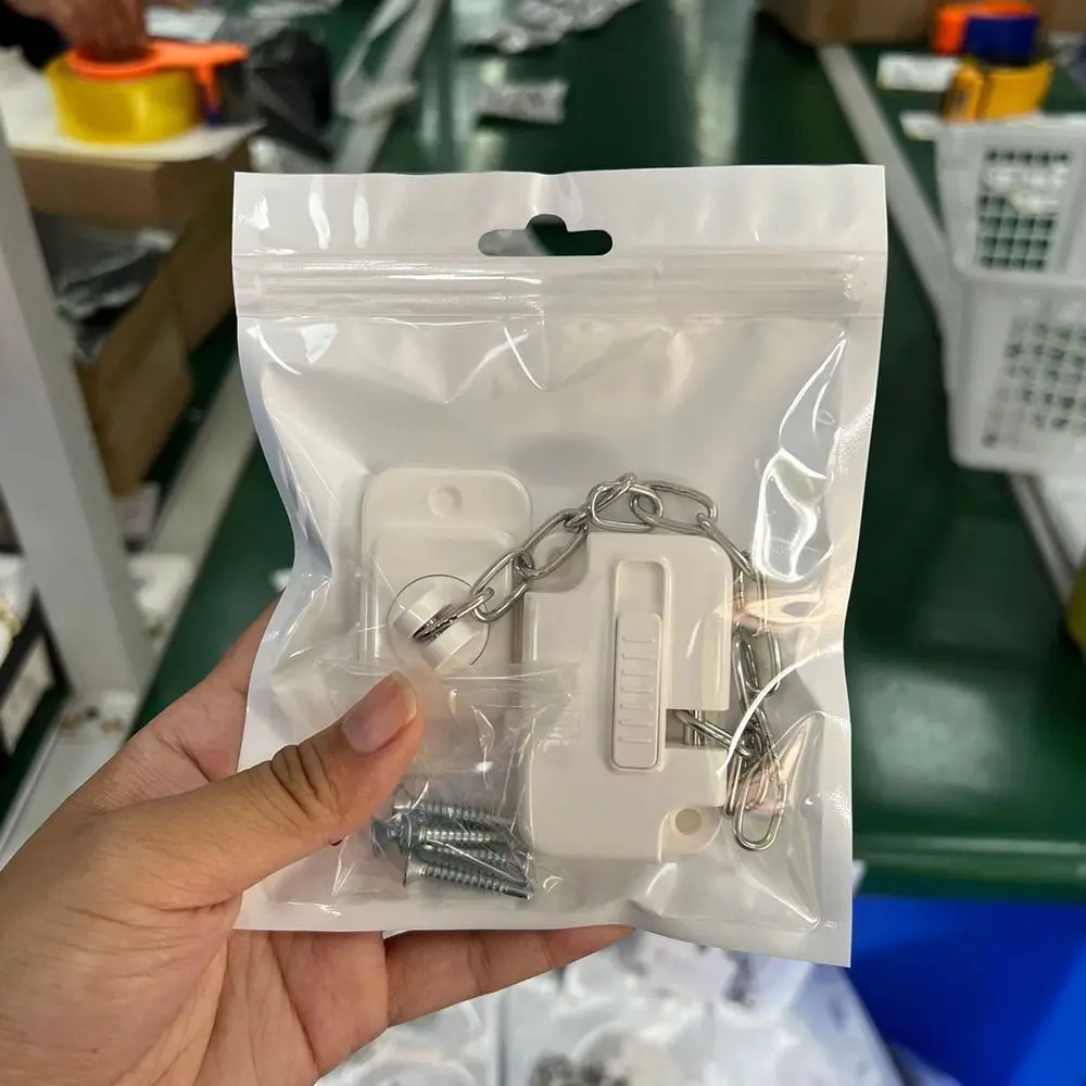 Multifunction Anti-pinch Hand Safety Lock No Drilling White Kid Security Lock Adjustable Self Adhesive Window Restrictor Window