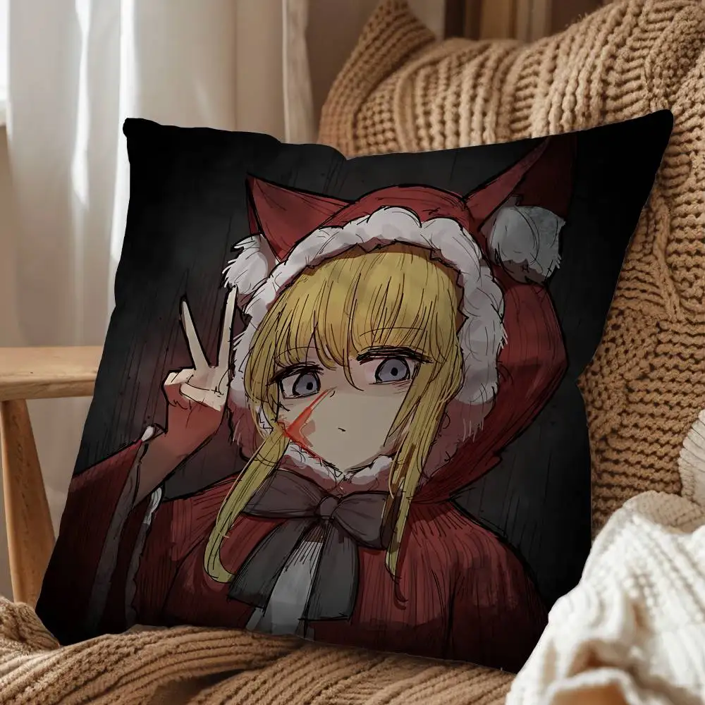 Lizard Bill Node Alice Liddell BLACKSOULS Pillow Case Office Cushions Suitable For Sofa Car Bedroom Decorative Cushion Cover