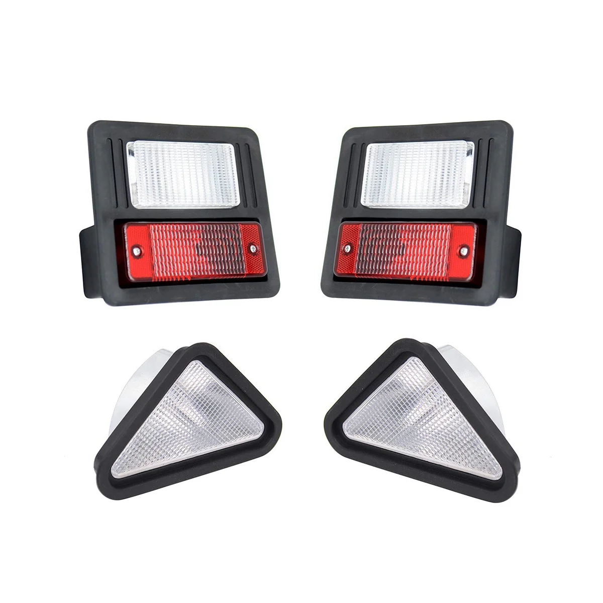 Skid Steer Loader Front &Rear Head Tail Light Kit for Bobcat S100 S130 S150 S160 6670284, 6718043, 6718042, 6674400