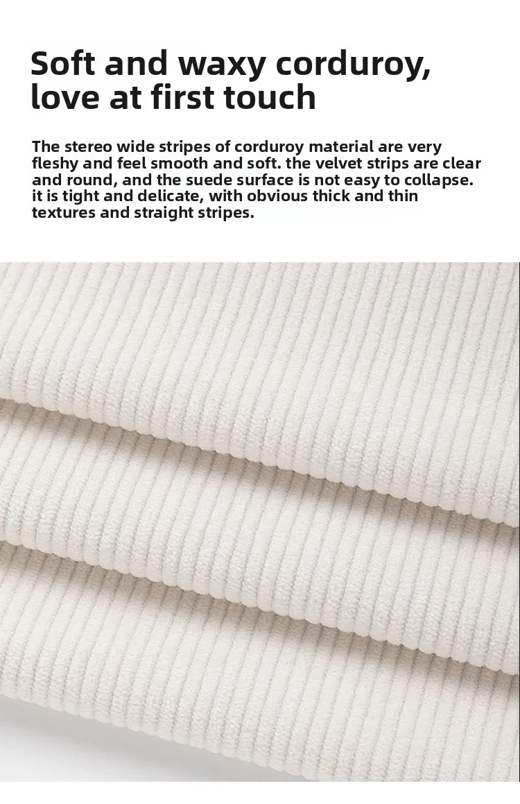 중세풍 코듀로이 원단 일자형, 소형 아파트 거실 침실 겸용, 접이식 소파 침대