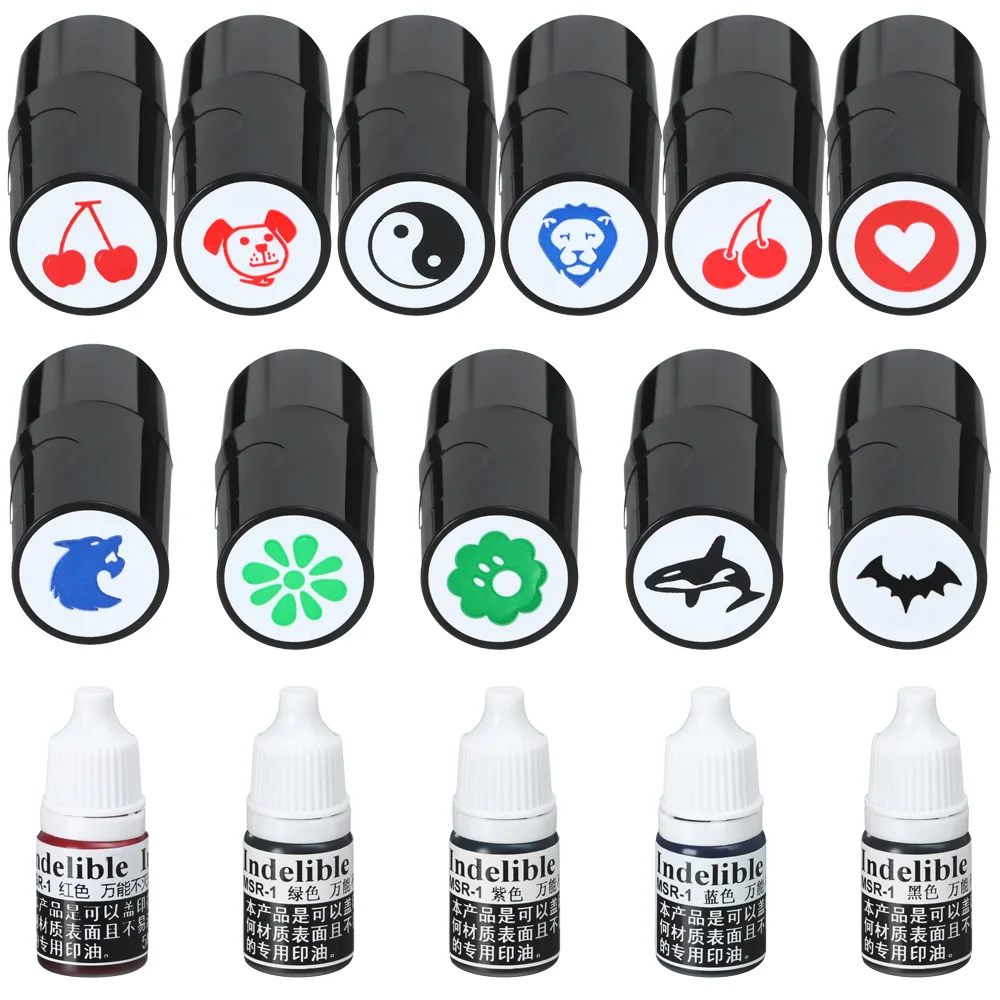 Outdoor Sports Golfer Gift Plastic Golf Stamp Marker Golf Accessories Golf Ball Stamper Mark Seal