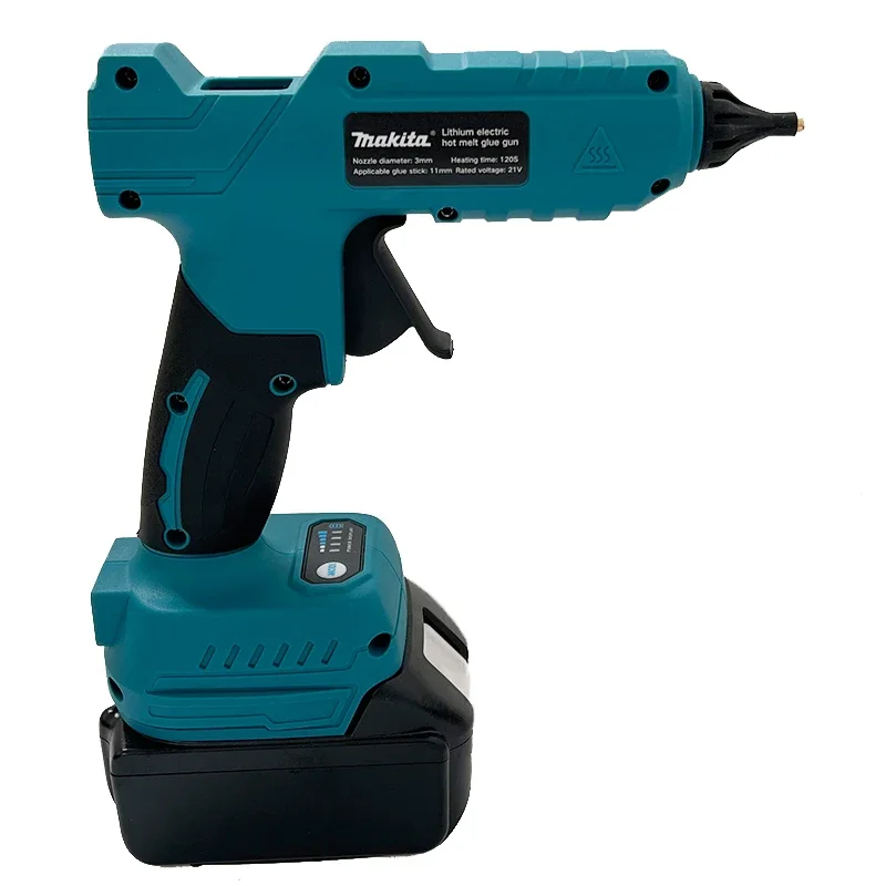 Makita Cordless Electric Hot Melt Glue Gun 18V Battery Powered Hot Air Welding Gun for Home Crafts DIY view 6