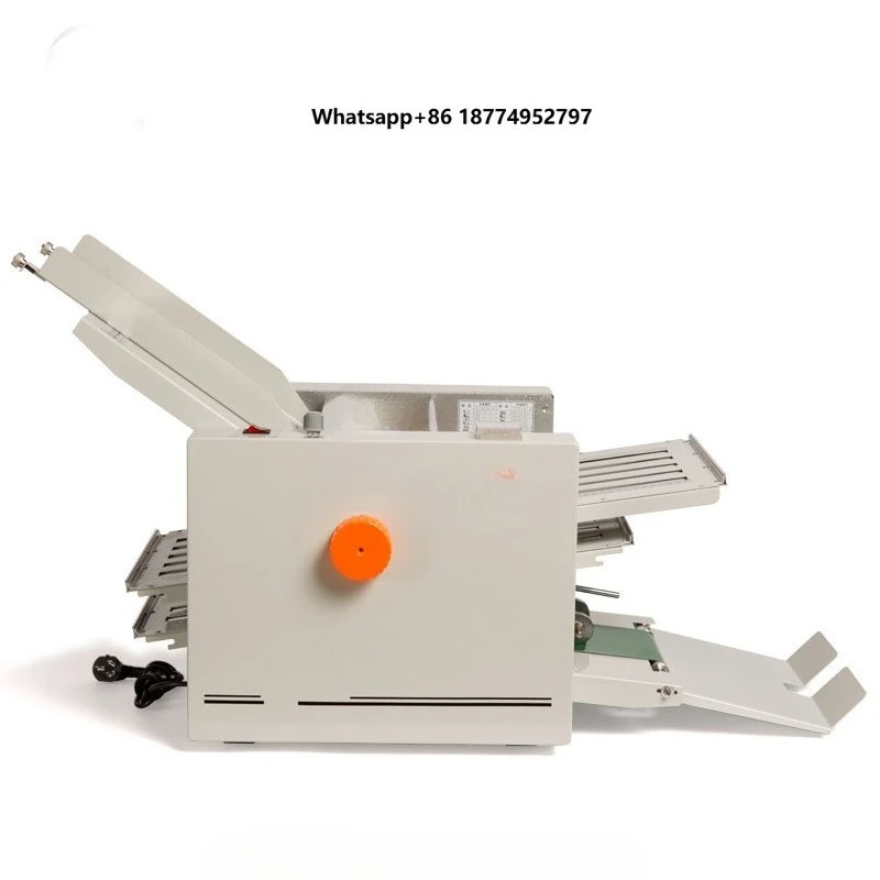 Automatic Paper Leaflet Folding Machine Small Paper Folder