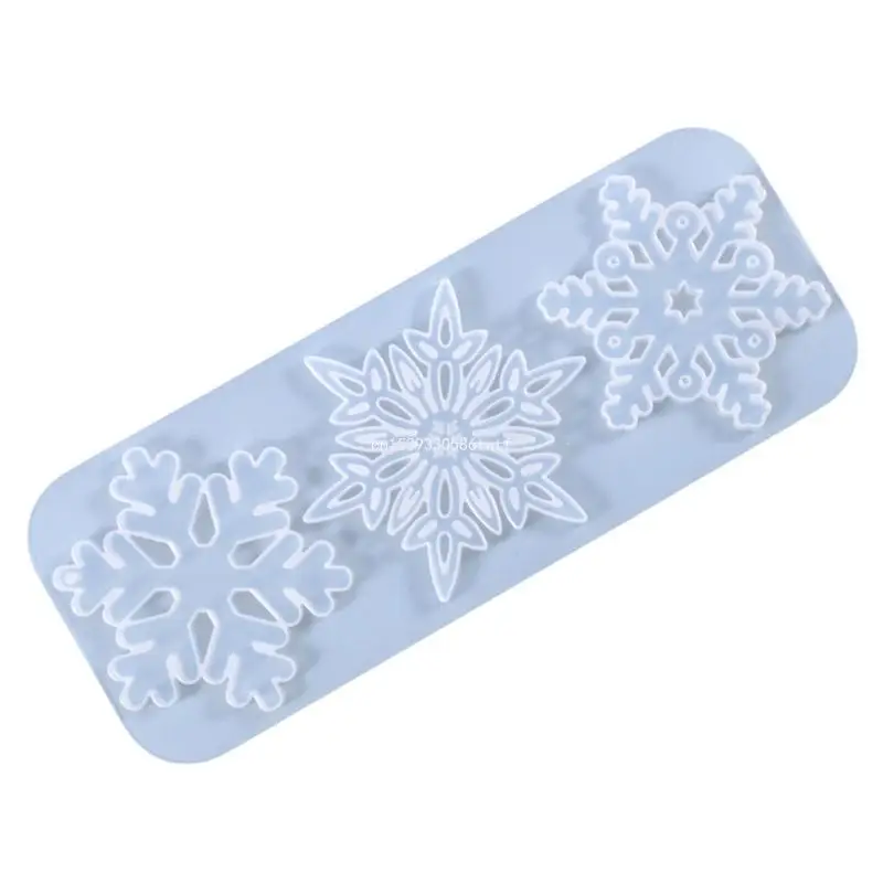 Epoxy Snowflake Listing Silicone Mold Serving Board Mold for Home Decoration Dropship