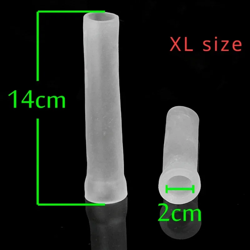 Silicone Sleeve for Penis Extender Pump Enlargement Accessories  Glans Protector Cap Replacement for Dick Stretcher Clamping Kit