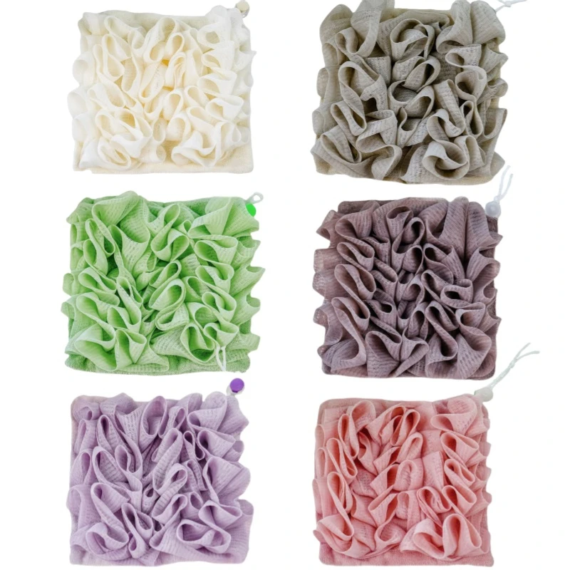 

2-в-1 шарик для ванны, двустороннее банное полотенце для мыла, мягкая отшелушивающая сетка, губка для душа, уход за кожей, инструмент для купания