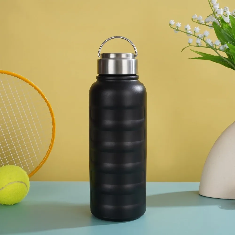 

Double Wall Thermos Water Bottles Portable Handle Leakproof Design Stainless Steel Vacuum Flask Durable 750ml/1000ml