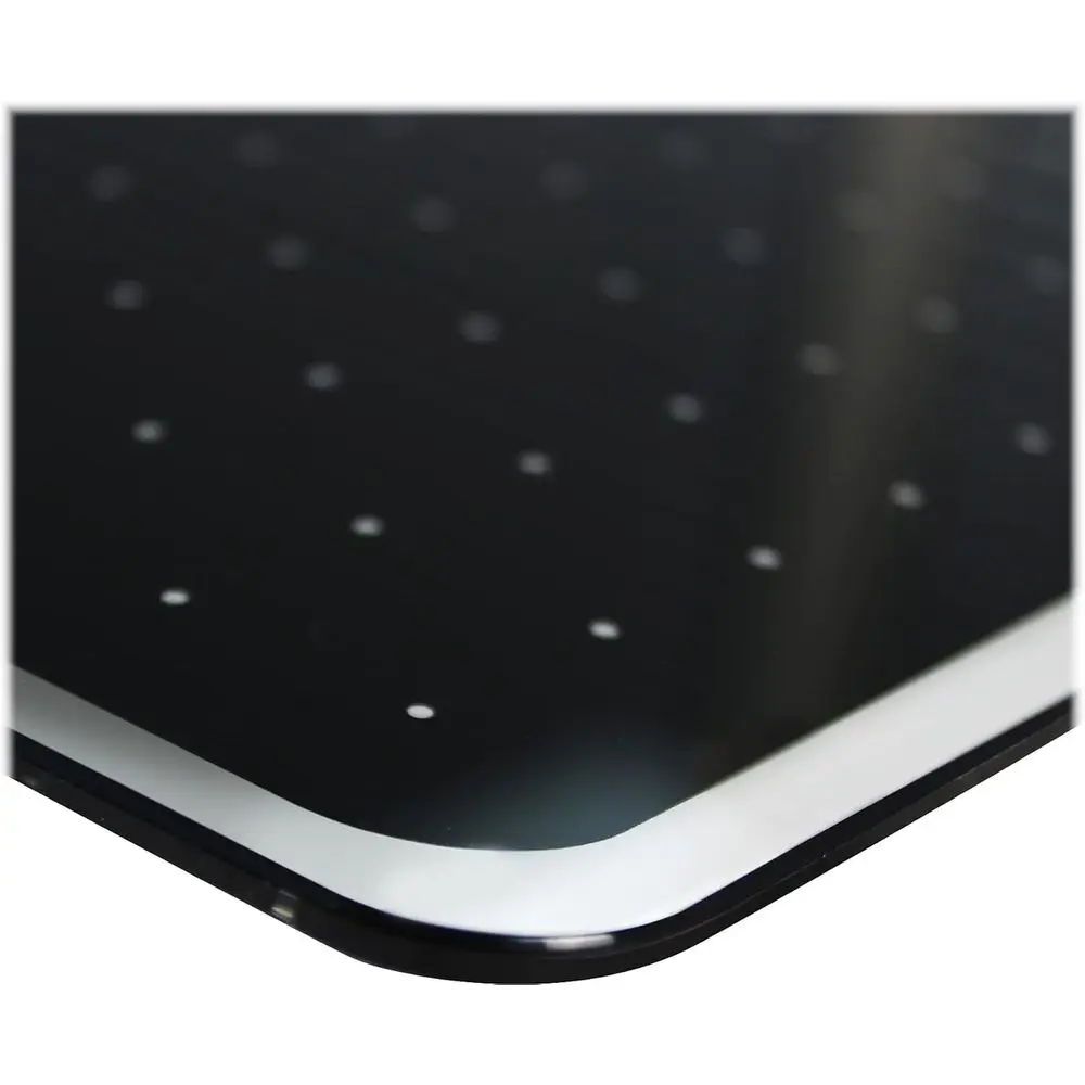 14 × 14 لوح مسح جاف زجاجي شبكي أبيض وأسود من Viztex #3