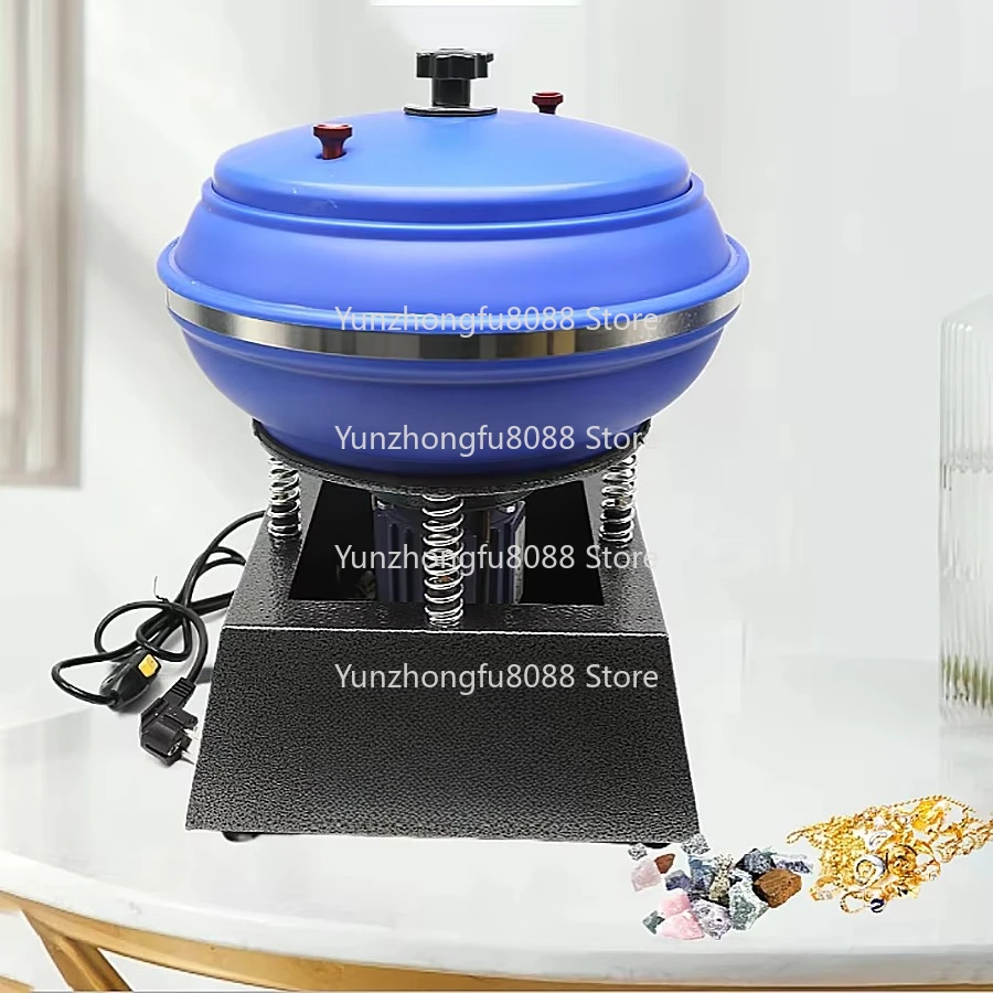 12 Inch Large Tumbler Polisher Metal You/Gems Jewelry Vibration Polisher Ceramic Stone Metal Aluminum Parts Stone Tools