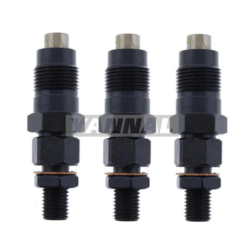 High Quality 3 PCS Fuel Injector For Kubota K-008 K008-3 KX41-3 U15 U17 GF1800 GF1800E G2160