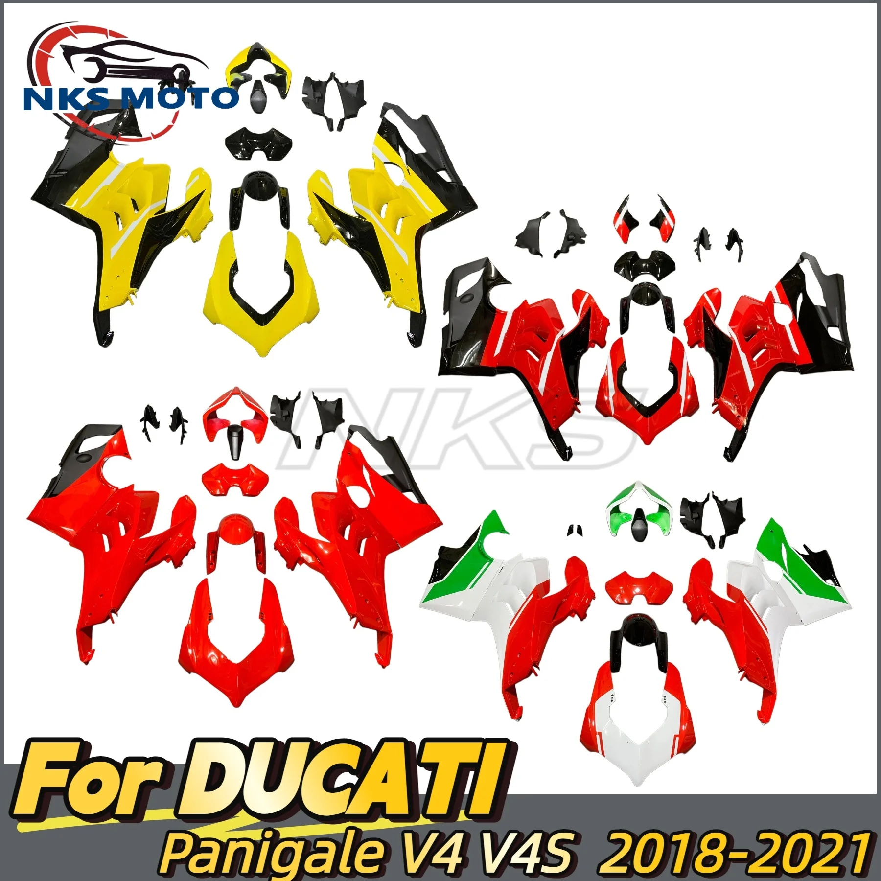 

Motorcycle For DUCATI Panigale V4 SP 2018 2019 2020 Full Body Kits Fairings With Winglets