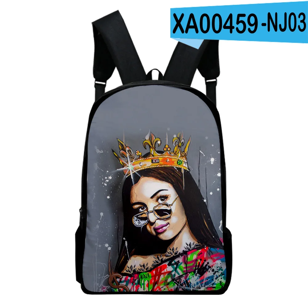 Trendy Popular Funny Eva queen Notebook Backpacks pupil School Bags 3D Print Oxford Waterproof Boys/Girls Laptop Backpacks