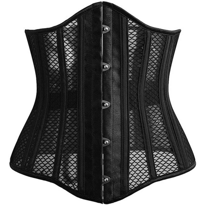 

Sexy Corset Underbust Women Gothic Corset Top Curve Shaper Modeling Strap Slimming Waist Belt Chain Lace Corsets Bustiers