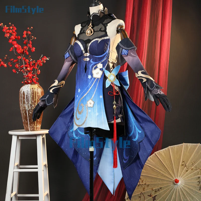 Ganyu new outfit cosplay costume Genshin impact cosplay Twilight blossom Gan Yu full set cosplay costume uniform