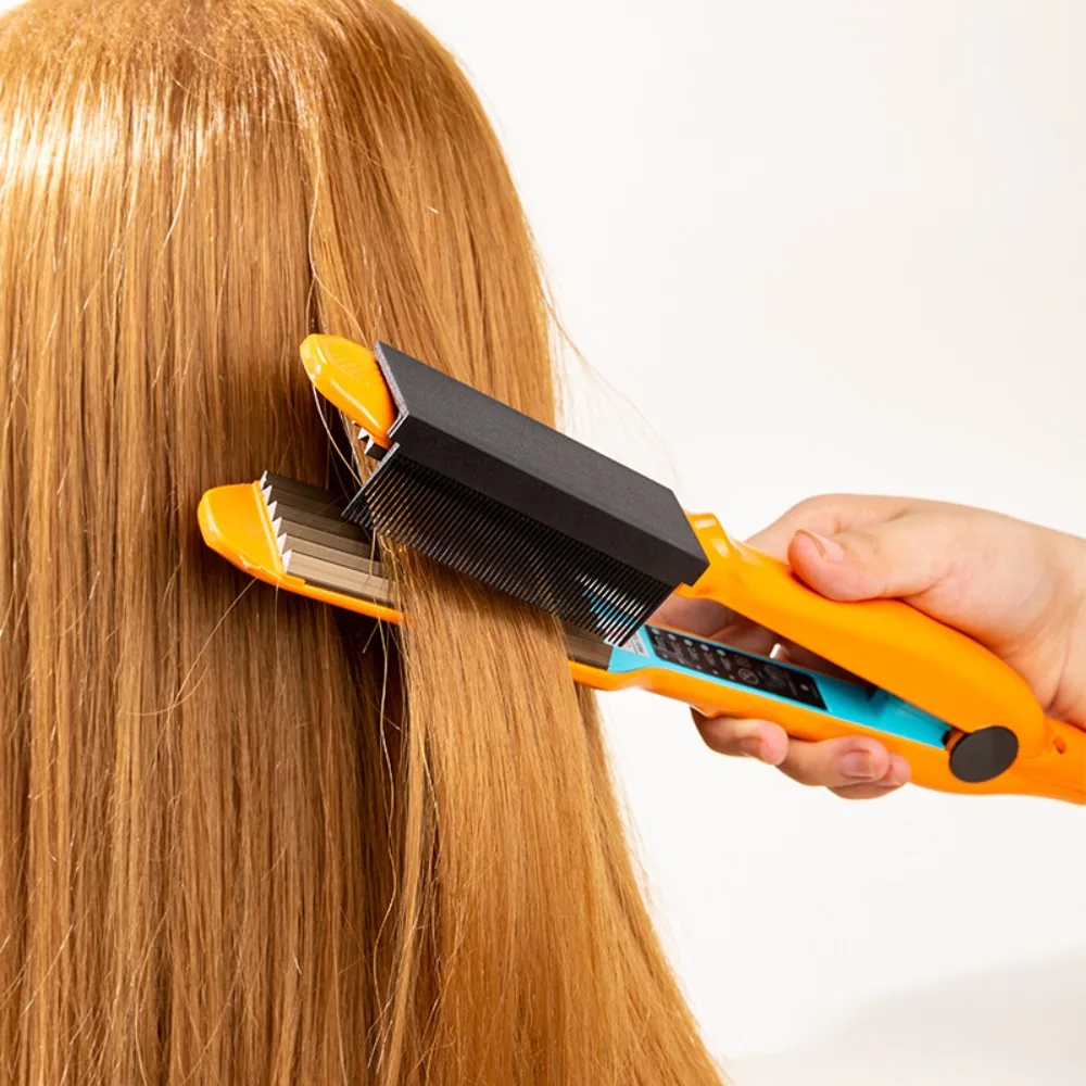 Clip On Hair Flat Iron Comb Styling Professional Hair Combs Lightweight Hair Care Tool Salon Styling Comb