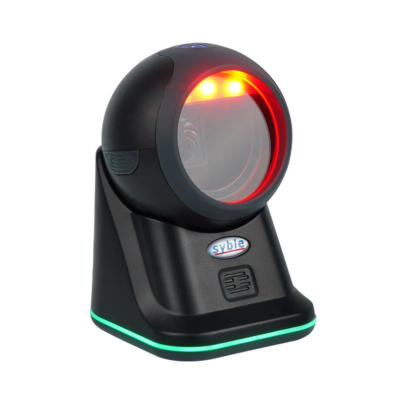 XB-8505 Syble Desktop Fast Scanning Speed 2D QR Code Reader 1D Wired Hands-free Barcode Scanner