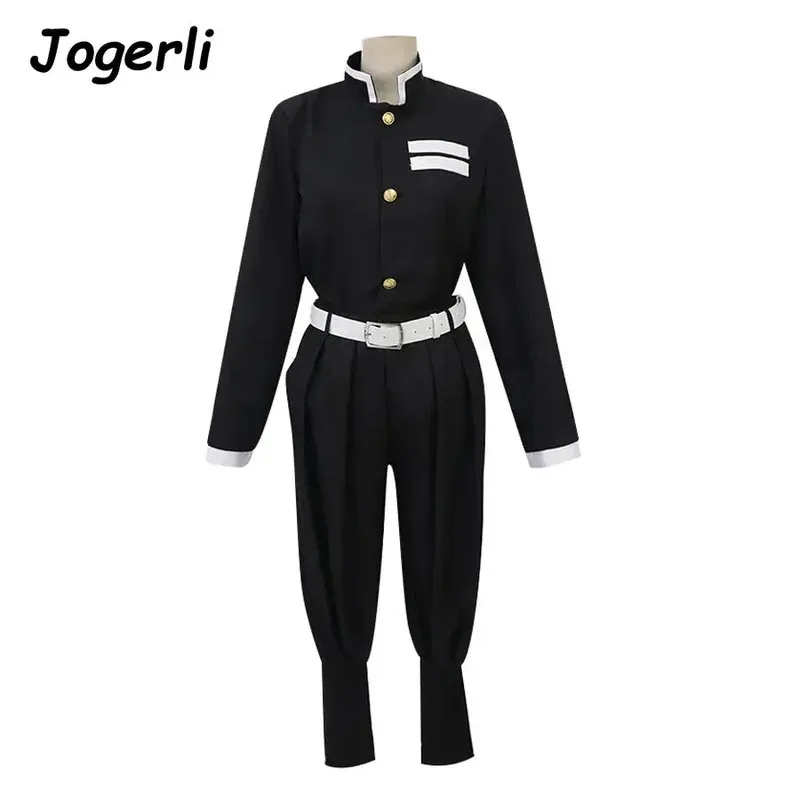 

Демон аниме для детей и взрослых, карнавальный костюм Iguro Obanai Kimetsu, униформа, парик, костюмы на Хэллоуин, праздничная одежда, наряд