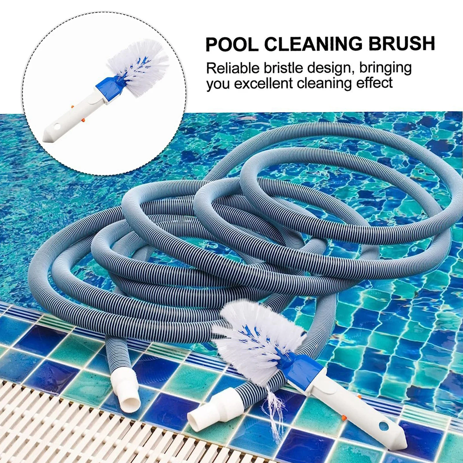 Pool Brush Head Swimming Pool Cleaning Brush Swimming Pool Corner Brush for /above Ground Swimming Pool Bathroom Kitchen