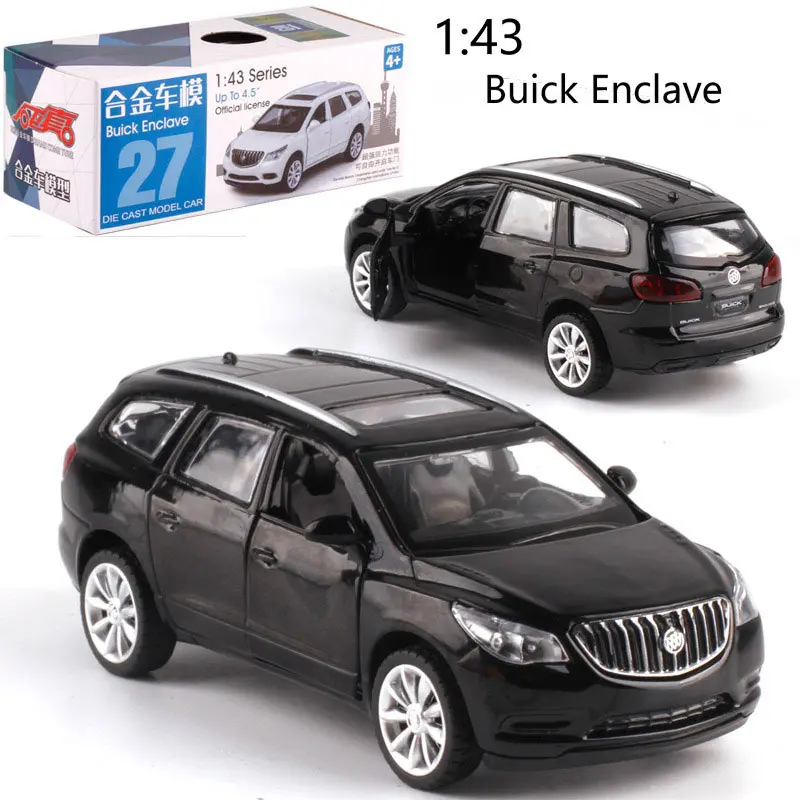 1:43 Buick Enclave SUV lega pull-back modello di veicolo pressofuso modello di auto in metallo colore casuale