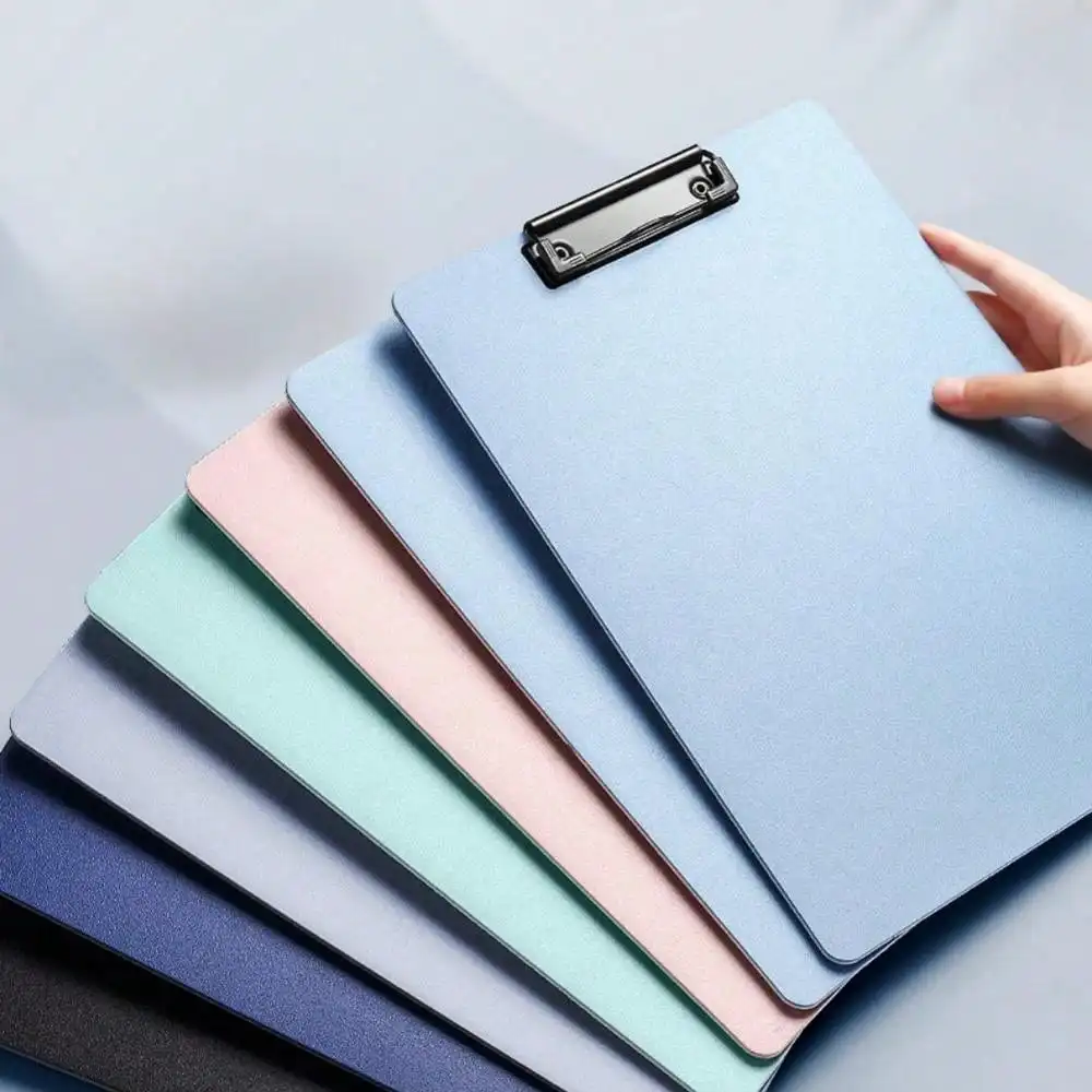 A4 File Folder Clipboard, Writing Pad, Memo Clip Board Clips, Test Paper Storage Organizer, School Supplies, Office Stationary