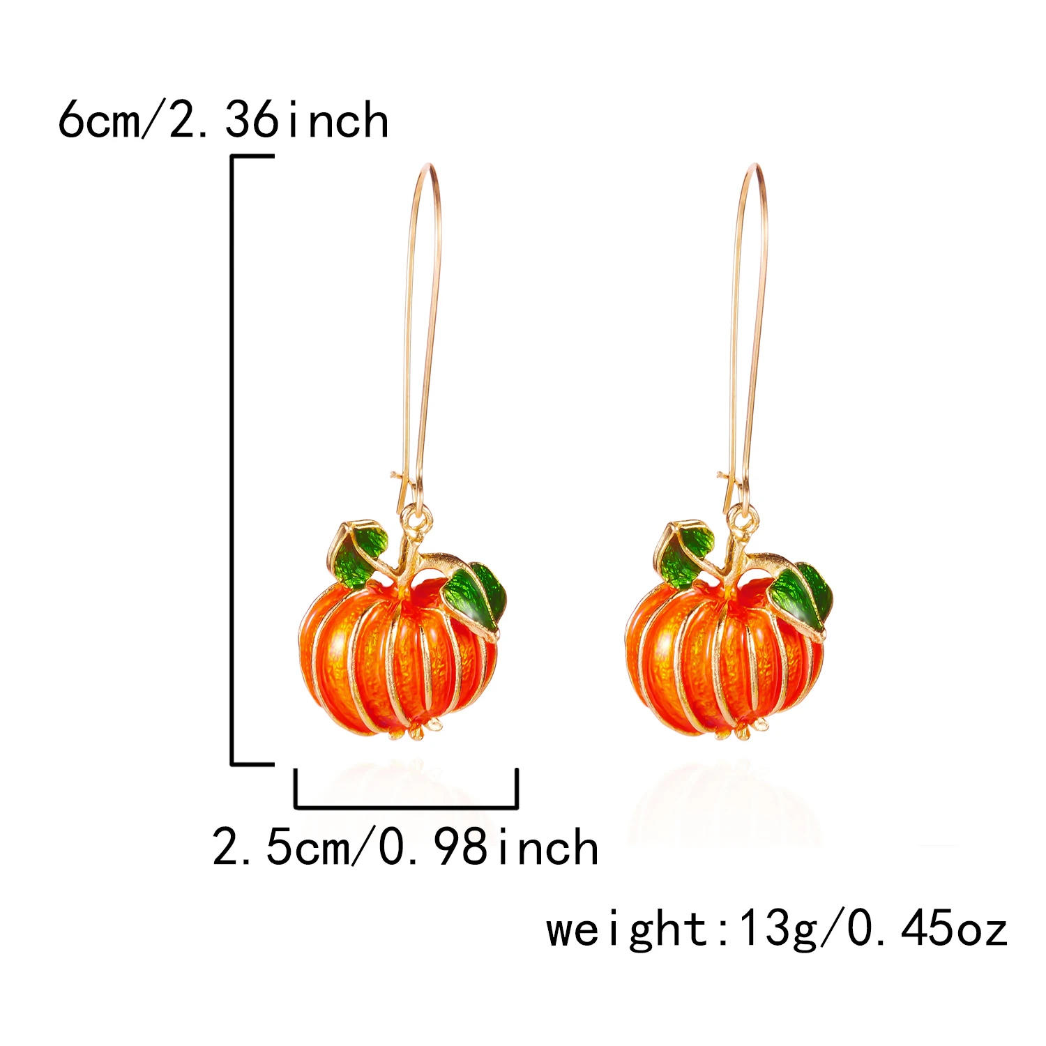 Trendige Halloween Lustige Kürbis-Ohrhänger für Frauen Asymmetrische Totenkopf-Skelett-Ohrhänger Party-Schmuck Geschenke 2025 – Detail 6