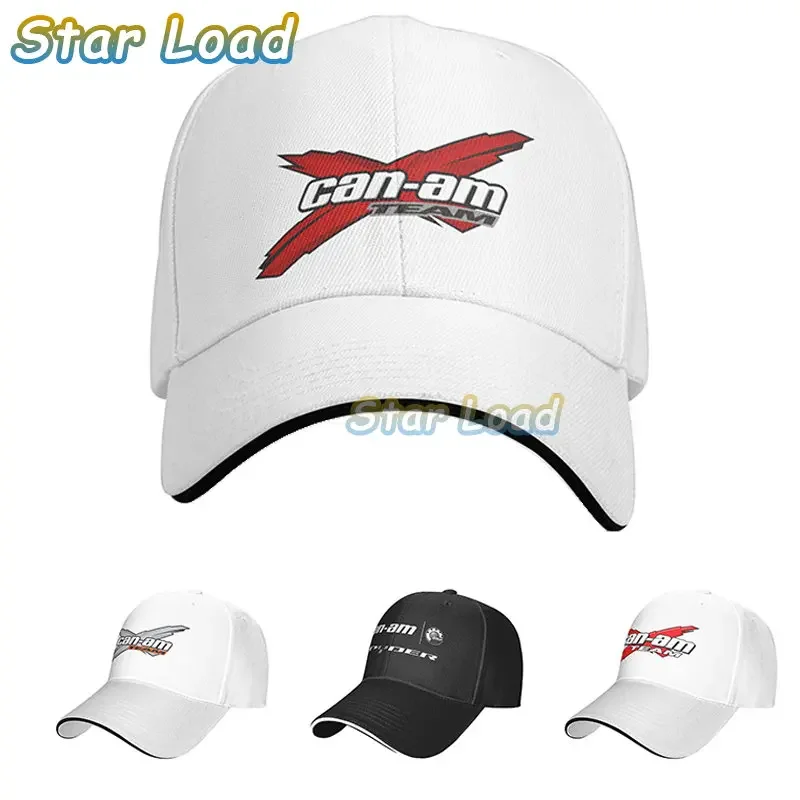 

Brp Can-am Team Motorcycle Logo Print Baseball Cap Fashion Off-road Personality Unisex Racing Cap Funny Can Am Hip Hop Cap