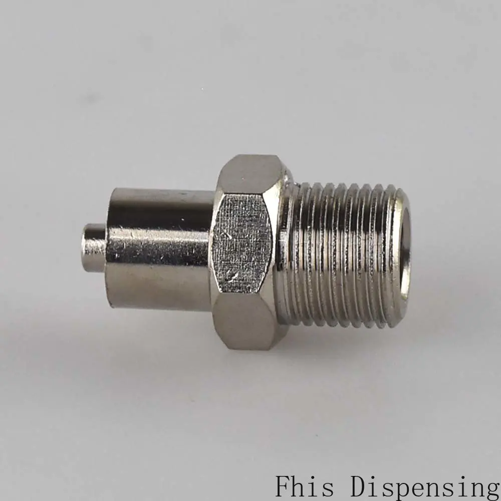 M12 esparadrapo distribuidor encaixes níquel revestido latão luer lock adaptador