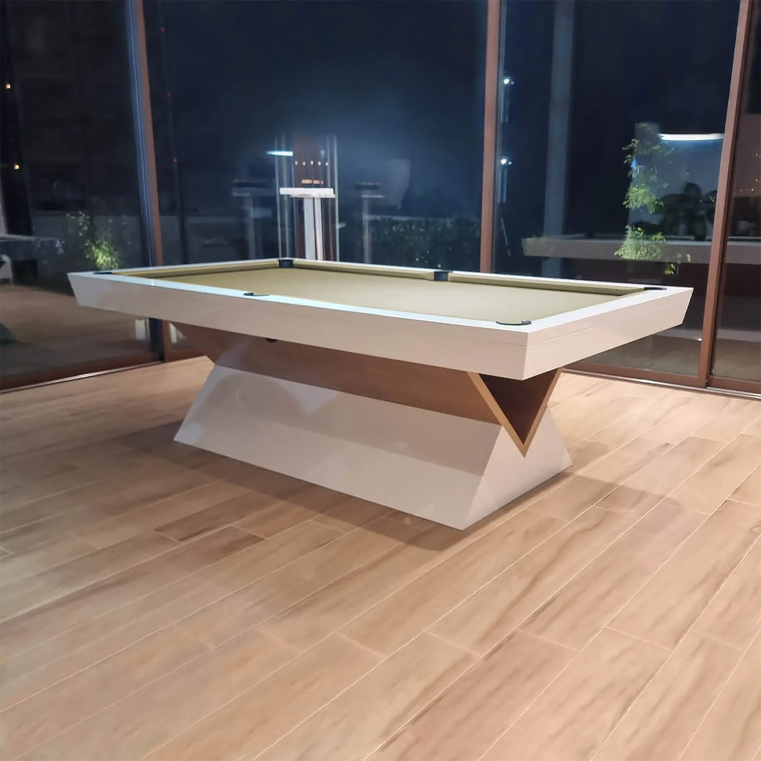 Factory  Most Popular High-end Custom Modern Luxury  Billiard Tables 7ft 8ft 9ft Solid Wood Dining Pool Table