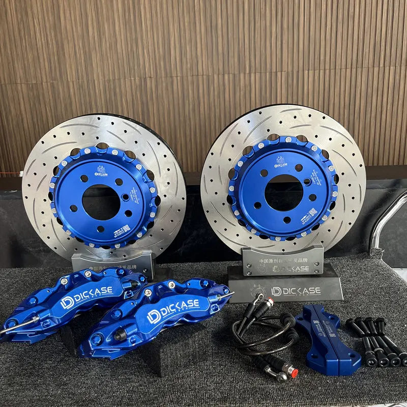 Dickass Blue Auto Big Brake Kit 6 Pot Break Caliper Covers for Mazda 6 gh Nissan Patrol Y61 Honda S2000 VW Tiguan