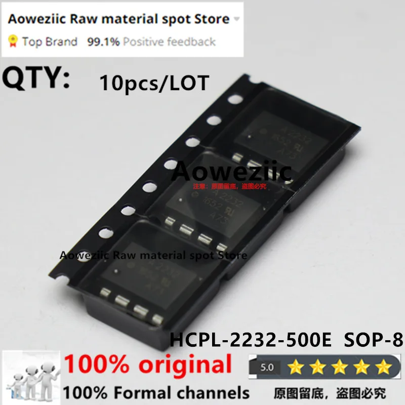 

Aoweziic 2022+ 100% New Imported Original HCPL-2232 A2232 HCPL-2232-000E DIP-8 HCPL-2232-500E SOP-8 Optical Isolator Chip