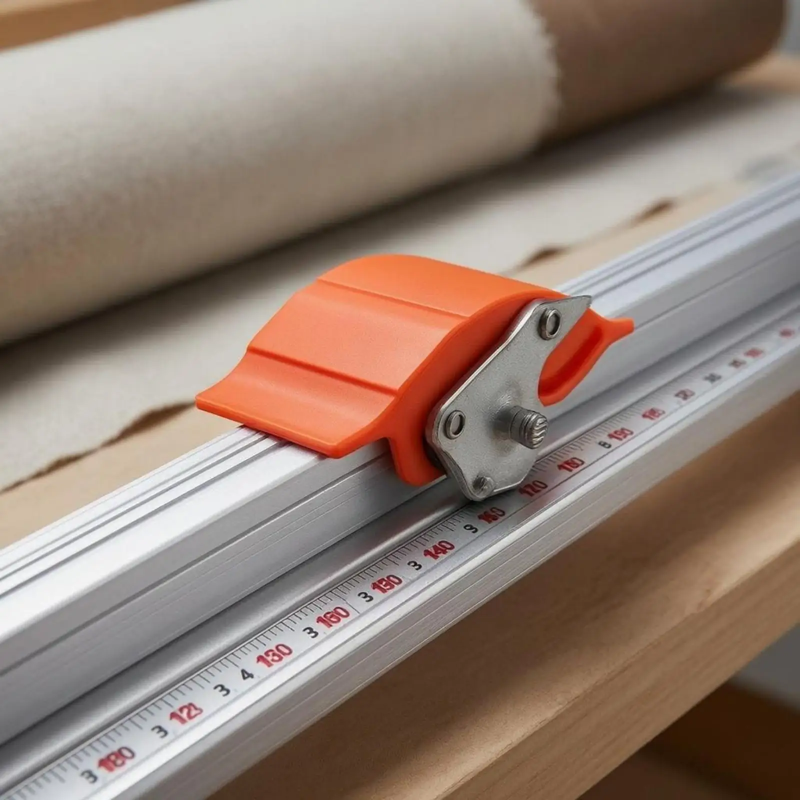 Sliding Cutting Ruler Multifunctional Aluminum Cutting Ruler Widened Thickened for Sewing
