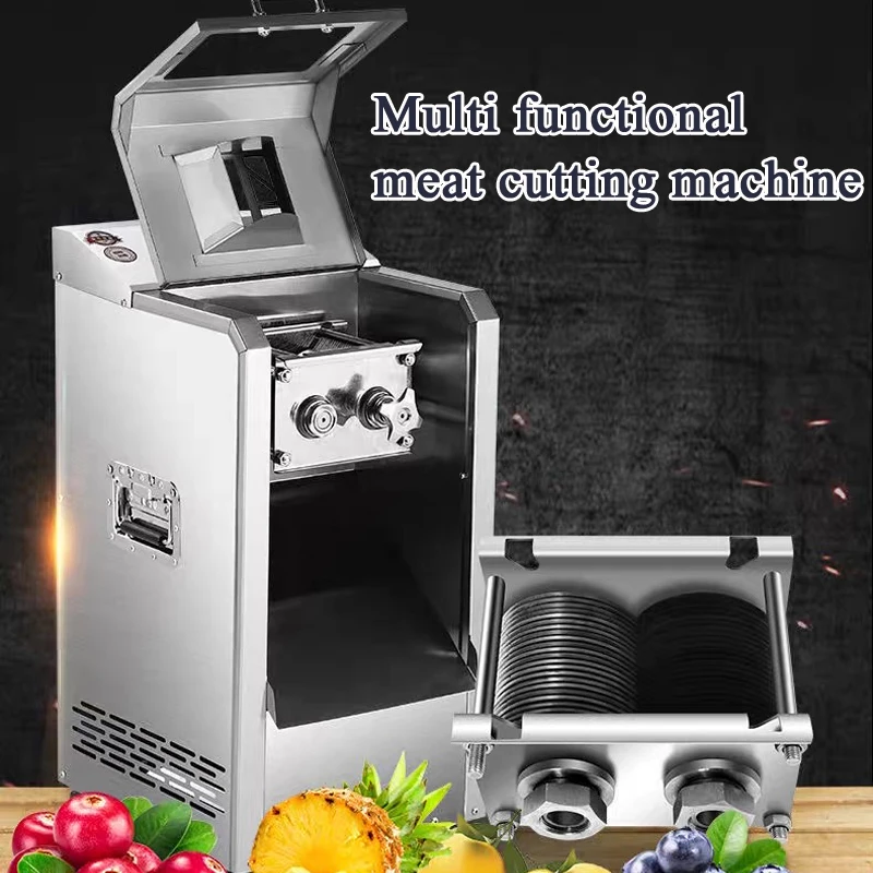 Meat Cutter Machine Knife Set Detachable Commercial For Home Multi-function Meat Slicer Electric Vegetable Cutter Machine