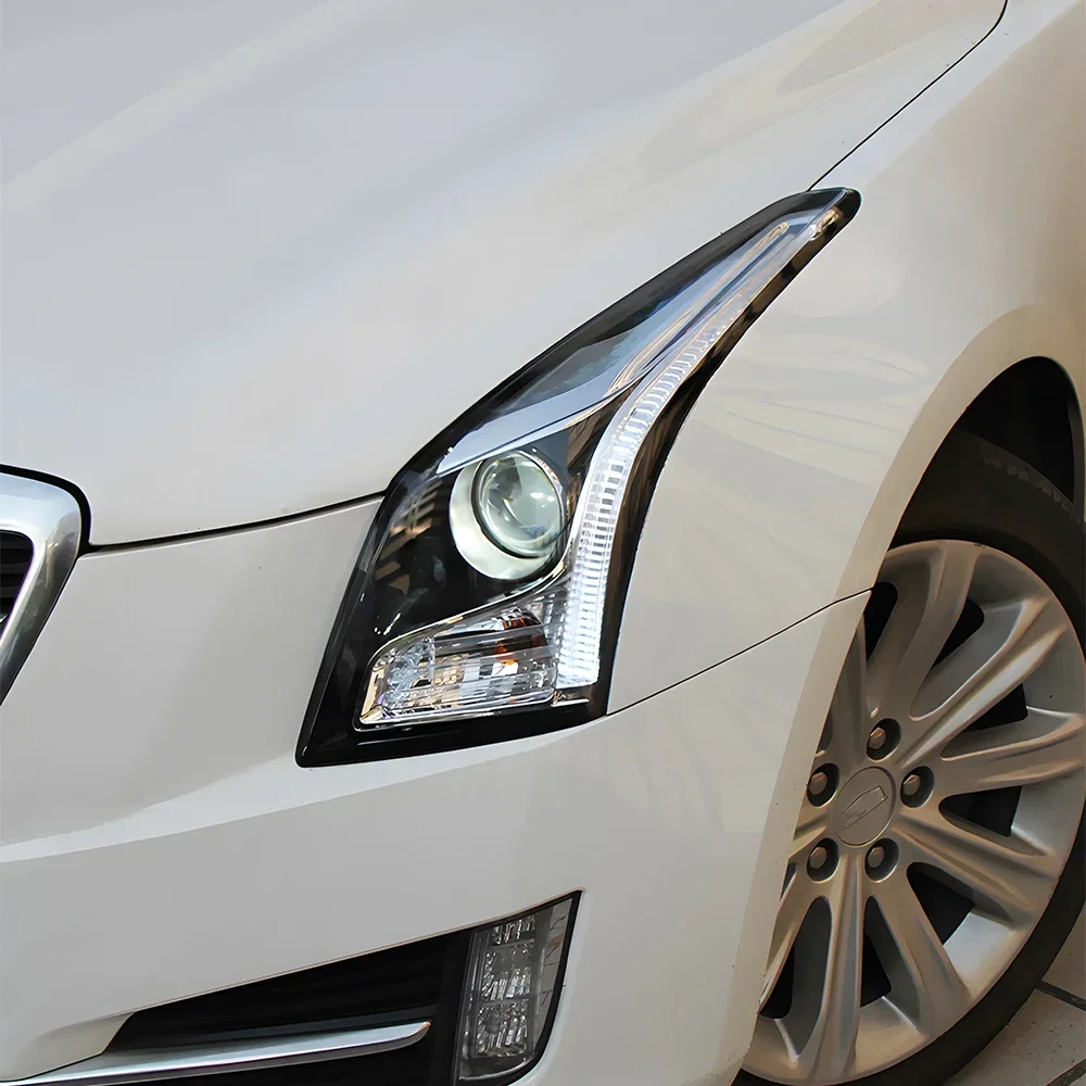 

Plug and Play Car Front Lamps for Cadillac ATS ATS-L 2014-2018 Upgrade Bifocal Lens LED Auto Headlight Assembly Accessories
