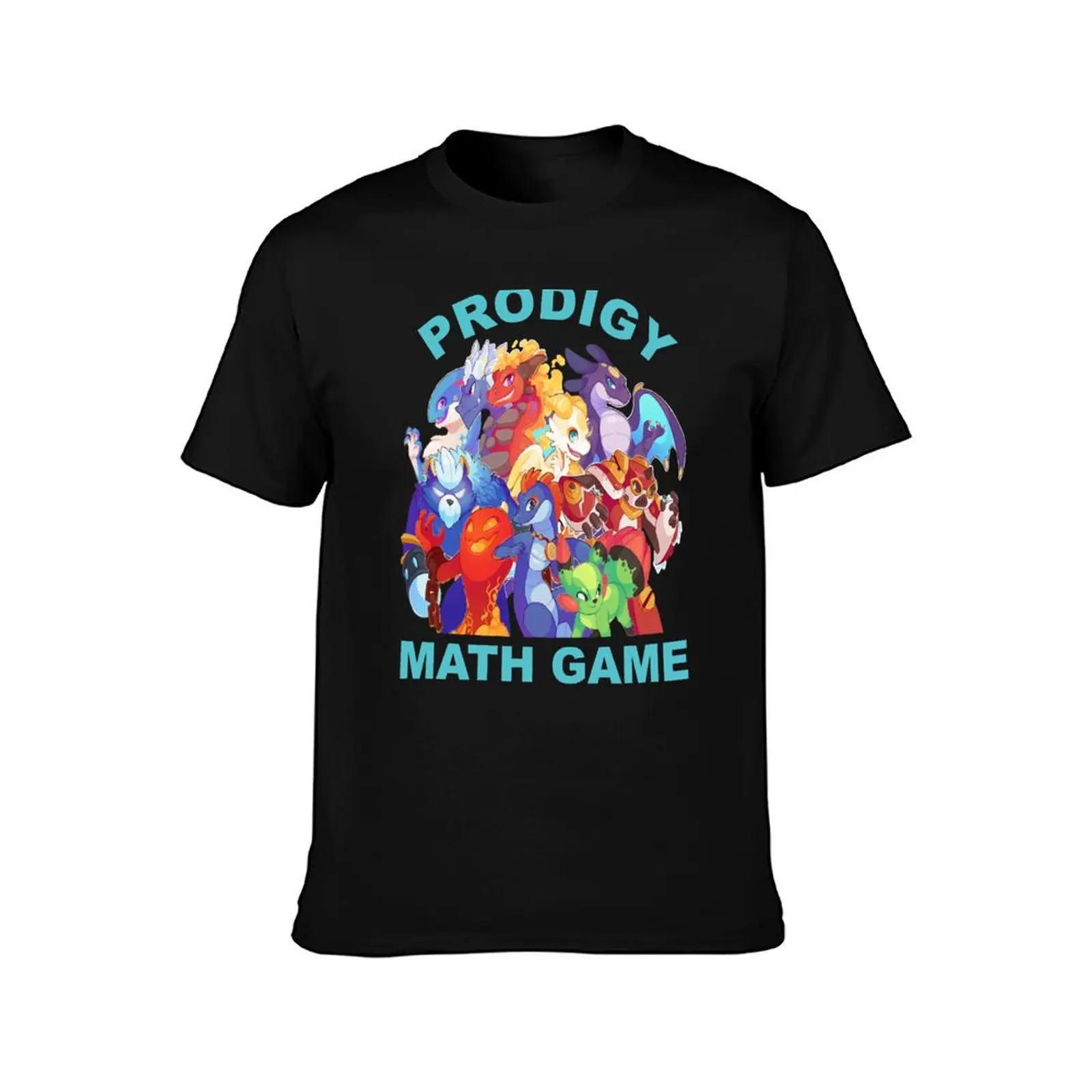 Prodigy Math Game Math Practice Gaming Rare Pets Gift For Kids T-Shirt Fashion Casual Short Sleeve T-Shirt