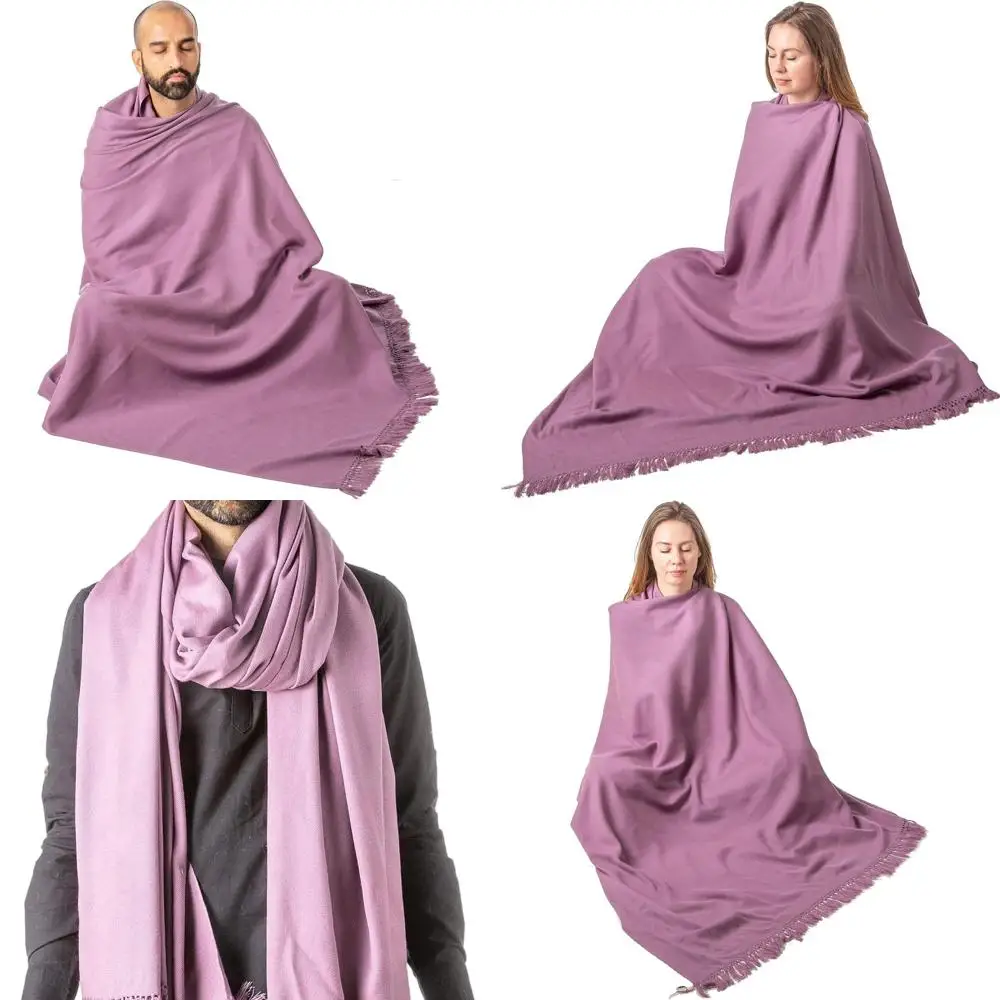 

Unisex Large Meditation Shawl/Blanket, Oversized Scarf/Stole for Peaceful Craftsmanship