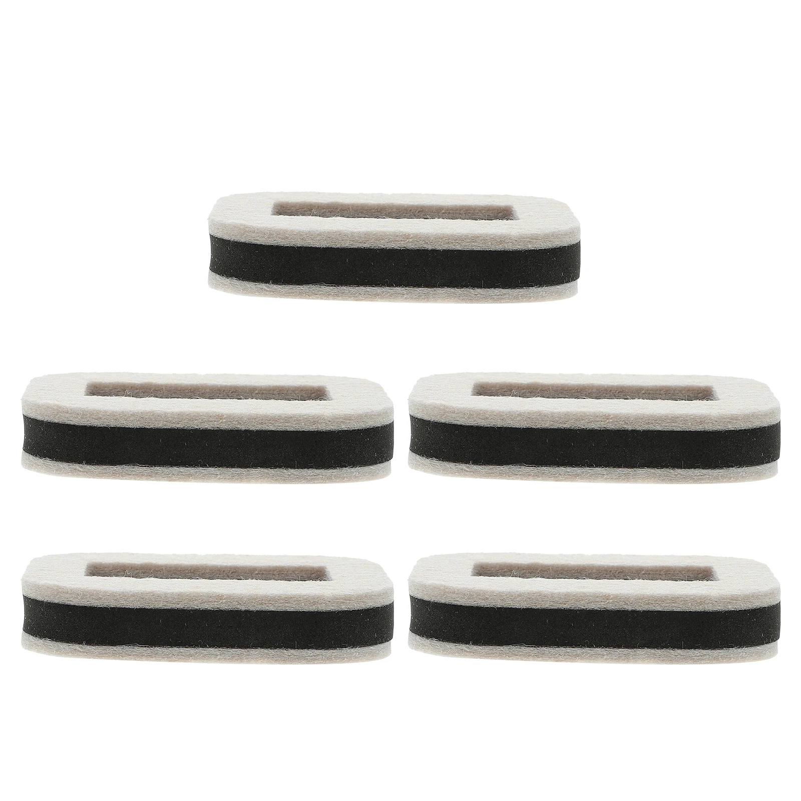 

5 Pcs Chair Pulley Fixture Caster Wheel Stoppers Furniture Pads Sofa Bed Felt Cups