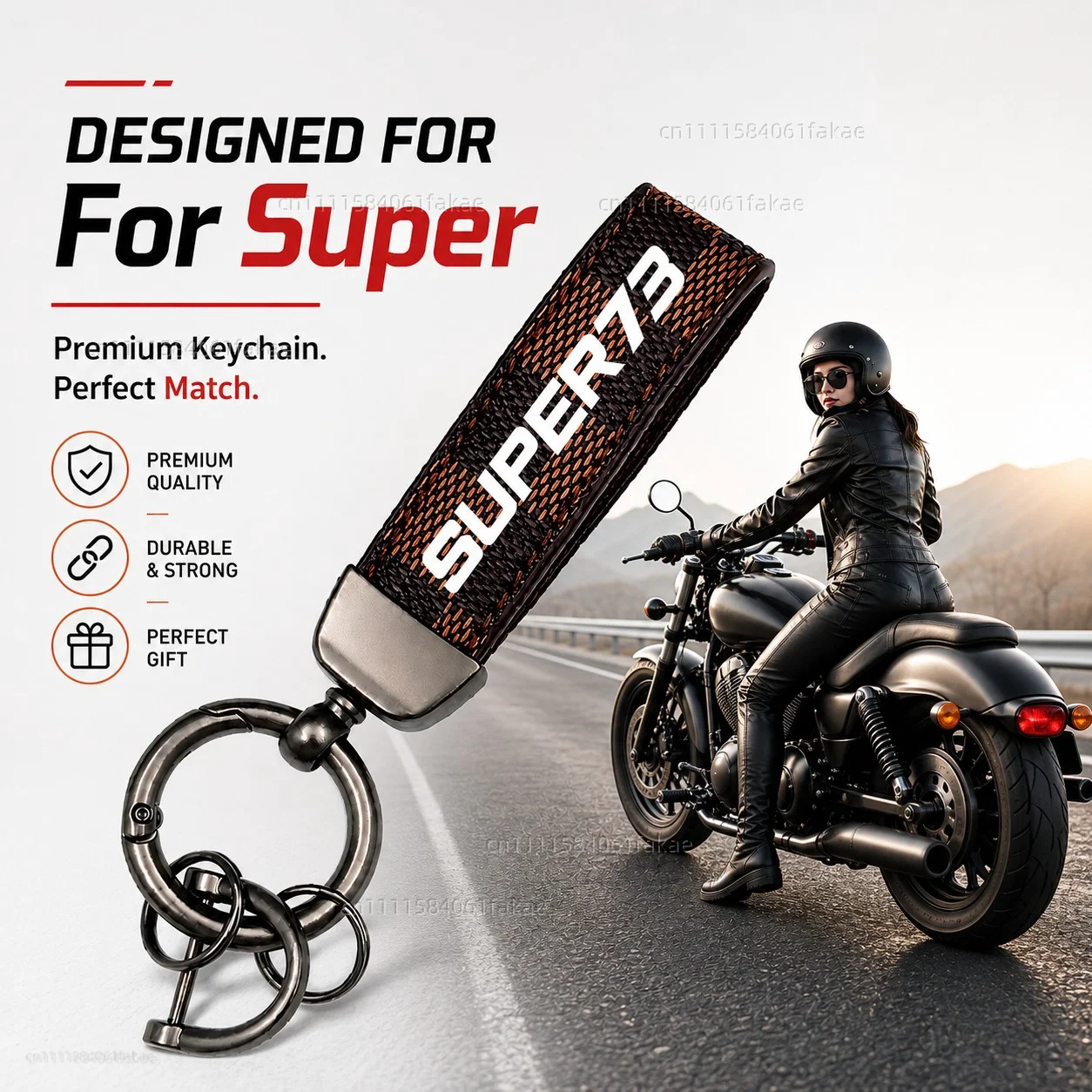 For Super 73-S1 73-S2 73-Z1 73-ZX 73-RX Motorcycle Keychain Custom Logo Gift for Rider Men Women