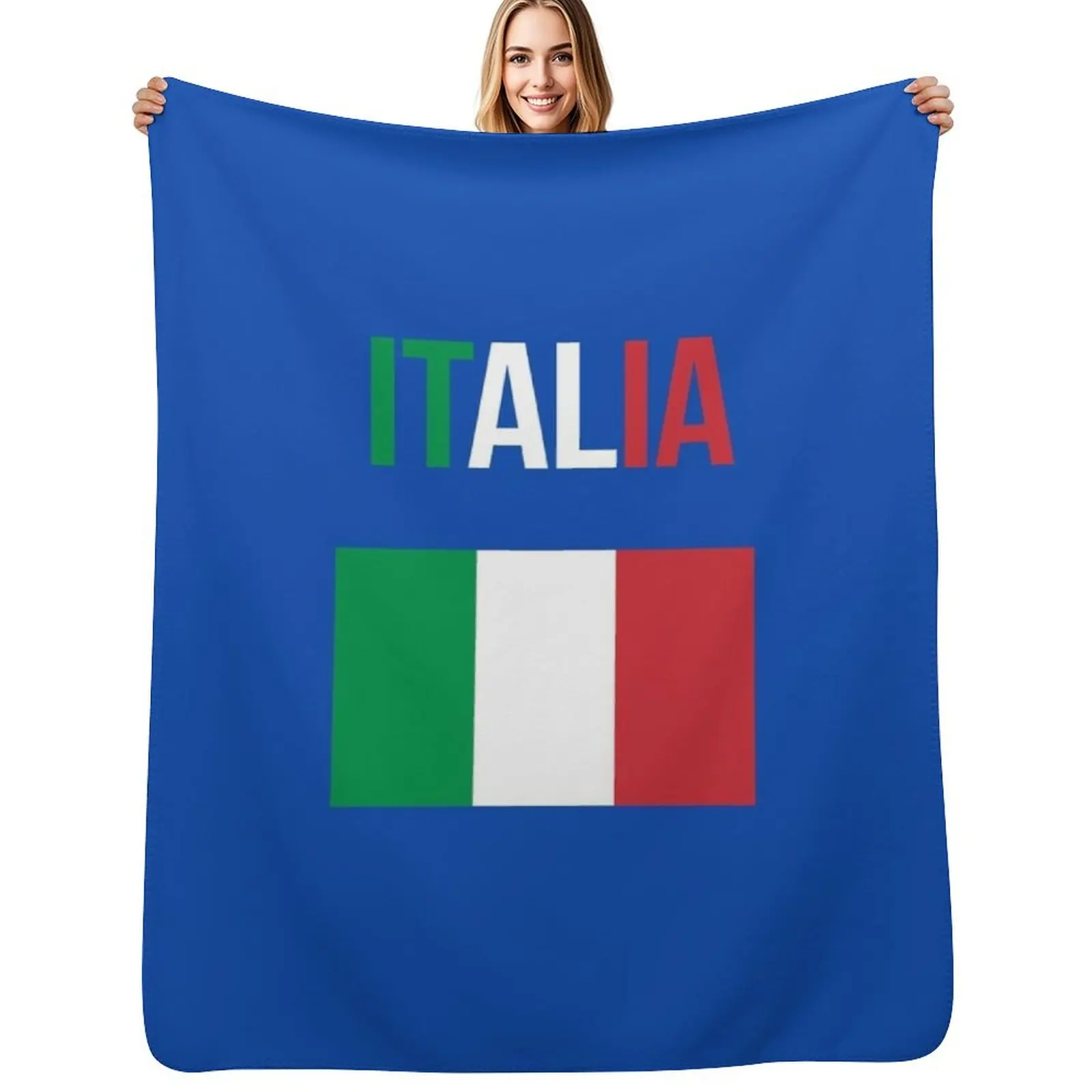 Italia Italian Flag Throw Blanket bed plaid Decoratives blankets and throws For Decorative Sofa Thermal Beach Blankets